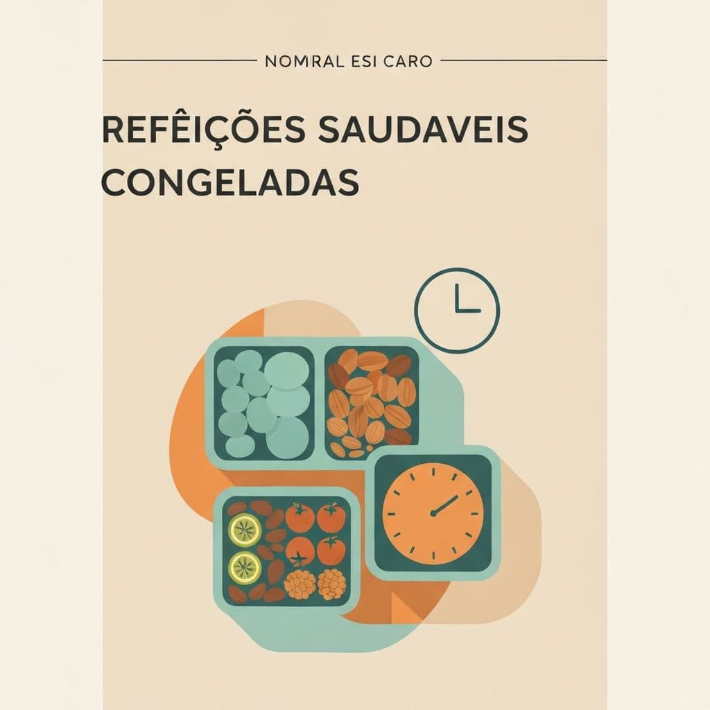 Capa do e-book Refeicoes Saudaveis Congeladas